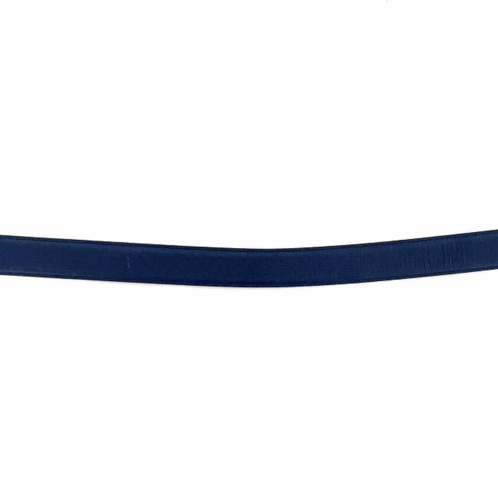 Gucci Belt Navy Interlocking Diamante 525040 30mm Waist Leather GUCCI GG Squa... - Picture 7 of 10